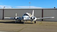 N4644P @ KRHV - Locally-based 1960 Piper Aztec looking better than ever (no flat tires!!) parked at a temporary tie down to make room for all the transient Super Bowl 50 aircraft coming to Reid Hillview Airport, San Jose, CA. - by Chris Leipelt