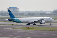 PK-GIE @ EHAM - Taxying for departure - by alanh