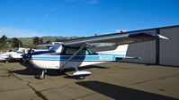 N20201 @ KRHV - Locally-based 1972 Cessna 172M parked at a temporary tie down to make room for all the transient Super Bowl 50 aircraft coming to Reid Hillview Airport, San Jose, CA. - by Chris Leipelt