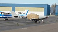 N226EE @ O69 - Locally-based Lancair 360 parked at its tie down at Petaluma Municipal Airport, Petaluma, CA. - by Chris Leipelt