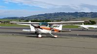 N6256G @ O69 - Locally-based 1979 Cessna 172N parked at its tie down at Petaluma Municipal Airport, Petaluma, CA. - by Chris Leipelt