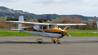 N8524B @ O69 - Santa Rosa-based 1957 Cessna 172 parked on the visitors ramp at Petaluma Municipal Airport, Petaluma, CA. - by Chris Leipelt