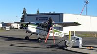 N7821K @ KVCB - California-based 1976 Cessna 180J stopping in for fuel at Nut Tree Airport, Vacaville, CA. - by Chris Leipelt