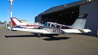 N6733B @ KVCB - Locally-based 1980 Beechcraft F33A Bonanza in for light maintenance at Nut Tree Airport, Vacaville, CA. - by Chris Leipelt