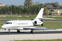 OE-HPH @ LMML - Dassault Falcon2000 OE-HPH Goldeck Flug - by Raymond Zammit