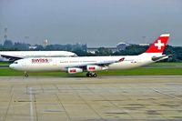 HB-JMH @ VTBD - Airbus A340-313X [585] (Swiss International Airlines) Bangkok-International~HS 12/11/2005