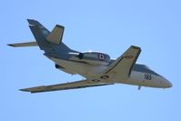 185 @ LFRJ - Dassault Falcon 10 MER, Take off rwy 26, Landivisiau Naval Air Base (LFRJ) - by Yves-Q