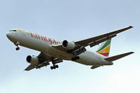 ET-AMF @ EGLL - Boeing 767-3BGER [30563] (Ethiopian Airlines) Home~G 20/09/2007. On approach 27R.