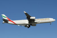A6-ERM @ LMML - A340 A6-ERM Emirates Airlines - by Raymond Zammit