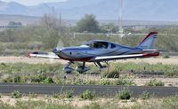N123WL @ KBXK - Cessna N123WL taxing on the runway at the Buckeye Airport. - by Darin Oliver