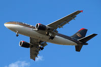 JY-AGR @ EGLL - Airbus A310-304F [490] (Royal Jordanian Airlines) Home~G 29/08/2009. On approach 27R.