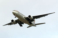 HL7732 @ EGLL - Boeing 777-28EER [29174] (Asiana Airlines) Home~G 15/08/2009. On approach 27R. - by Ray Barber