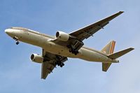 HL7732 @ EGLL - Boeing 777-28EER [29174] (Asiana Airlines) Home~G 15/08/2009. On approach 27R. - by Ray Barber