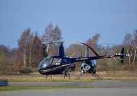 G-BROX @ EGLK - Robinson R22 Beta at Blackbushe. - by moxy