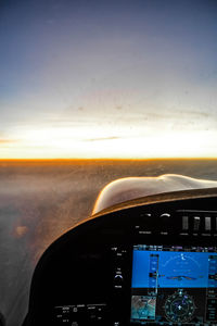 HZ-SA02 @ OEDF - HZ-SA02 en-route from OEDF - OETH , and the sun is setting down , with a very nice and breath taking iew - by Odai ayyad