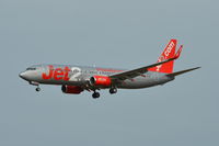 G-GDFX @ EGSH - Landing at Norwich. - by Graham Reeve