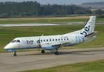 G-LGNG @ EGPH - Loganair SF.340B Taxying to runway 06