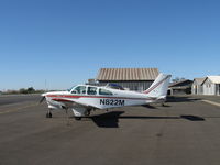 N822M @ SZP - 1967 Beech 35-C33A DEBONAIR, Continental IO-520-B 285 Hp, intro. one-piece w/shield, engine upgrade to Debonair line. Max speed 208 mph. 1966 cost-$29,875-later $31,000 - by Doug Robertson
