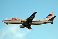 OK-DGN @ EGLL - Boeing 737-45S [28474] (CSA Czech Airlines) Home~G 29/12/2007. On approach 27R.