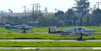 N6026U @ KRHV - Salinas-based 1979 Beechcraft V35B Bonanza in a race with another locally-based Bonanza 35 at Reid Hillview Airport, San Jose, CA. - by Chris Leipelt