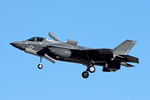 169168 @ NFW - USMC F-35B hovering at NAS Fort Worth during a Lockheed test flight.