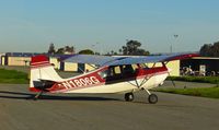N1806G @ KRHV - Locally-based 1968 Champion 7ECA turning around in the run-up area at Reid Hillview Airport, San Jose, CA. - by Chris Leipelt