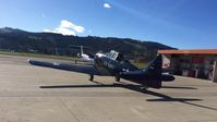 N43AF @ LSZR - Beautiful Scenery - a small Airport in Switzerland on Lake Constance and this old Beauty - by Harald Ritter