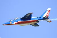 E162 @ LFOT - Dassault-Dornier Alpha Jet E (F-TERJ), Athos 02 of Patrouille de France 2015, On display, Tours-St Symphorien Air Base 705 (LFOT-TUF) Open day 2015 - by Yves-Q