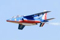 E79 @ LFOT - Dassault-Dornier Alpha Jet E (F-TENA), Athos 07 of Patrouille de France 2015, On display, Tours-St Symphorien Air Base 705 (LFOT-TUF) Open day 2015 - by Yves-Q