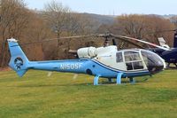 N150SF @ EGBC - Aerospatiale SA.341G Gazelle [1584] (Southern Aircraft Consultancy) Cheltenham Racecourse~G 12/03/2015
