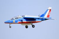 E73 @ LFOT - Dassault-Dornier Alpha Jet E (F-TENE), Athos 06 of Patrouille de France 2015, Tours-St Symphorien Air Base 705 (LFOT-TUF) Open day 2015 - by Yves-Q