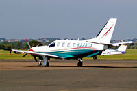 N228CX @ EGMC - N228CX   Socata TBM700A [84] Southend~G 11/10/2008. Change of scheme has since been written off in 2011. - by Ray Barber