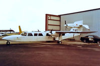 YV-2521P @ KHWO - Britten-Norman BN-2A Mk.III-2 Trislander [1012] (CAVE) Hollywood-North Perry~N 22/10/1998. Stored after crashing note tail fin and fuselage by main undercarriage.