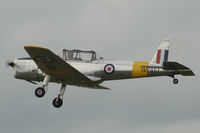 F-AZUU @ LFBJ - DHC-1 Chipmunk in the air at Saint-Junien airfield, France - by Van Propeller