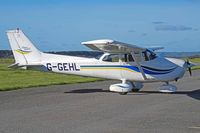 G-GEHL @ EGFP - Skyhawk, White Waltham based, previously N163RA, seen parked up.