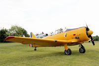 F-AZCV @ LFFQ - North American T-6G Texan, La Ferté-Alais airfield (LFFQ) Airshow 2015 - by Yves-Q