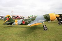 G-JYAK @ LFFQ - Yakovlev Yak-50, Static display, La Ferté-Alais airfield (LFFQ) Airshow 2015 - by Yves-Q