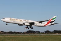 A6-ERO @ LMML - A340 A6-ERO Emirates Airlines - by Raymond Zammit