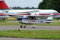 G-AROC @ EGBP - Cessna 175B Skylark [56997] Kemble~G 11/07/2004 - by Ray Barber