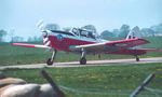 WP786 - RAF serial number WP 786 pictured here by myself at its base in 1984 RAF Leeming North Yorkshire , taxing past a perimeter fire gate on route to the main runway for take off on a nice spring day, - by glenn1411