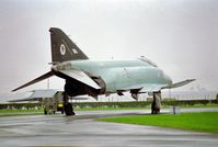 ZE350 - F 4 J u.k. 75 Tiger Sqdn RAF seen at RAF binbrook static park air display day 1987 - by glenn1411