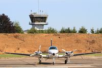 N450LH @ LFSX - Beech 95-B55, Static display, Luxeuil-St Sauveur Air Base 116 (LFSX) Open day 2015 - by Yves-Q