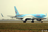 G-BYAY @ EGPF - Taxy for departure at Glasgow EGPF - by Clive Pattle