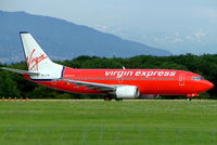 OO-LTM @ LSGG - Boeing 737-3M8 [25070] (Virgin Express) Geneva-International~HB 23/07/2004
