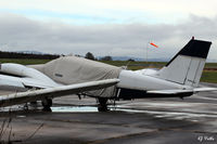G-PEGI @ EGPT - Engineless and sitting close to the dump at Perth EGPT - by Clive Pattle