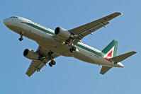 EI-IKU @ EGLL - Airbus A320-214 [1217] (Alitalia) Home~G 09/05/2011. On approach 27R. - by Ray Barber