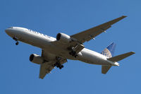 N78008 @ EGLL - Boeing 777-224ER [29478] (United Airlines) Home~G 10/05/2011. On approach 27R. - by Ray Barber