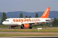 G-EZAF @ LFSB - Airbus A319-111, Taxiing to holding point Hotel rwy 15, Bâle-Mulhouse-Fribourg airport (LFSB-BSL) - by Yves-Q