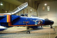 44 56 @ EDBG - 44+56   BAe/Panavia Tornado IDS [GS113] (Ex German Air Force) Berlin-Gatow~D 15/05/2004. Showing closeup of nose artwork.