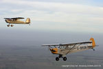 G-BROR @ EGNW - in formation with G-AJJS over Wickenby - by Chris Hall